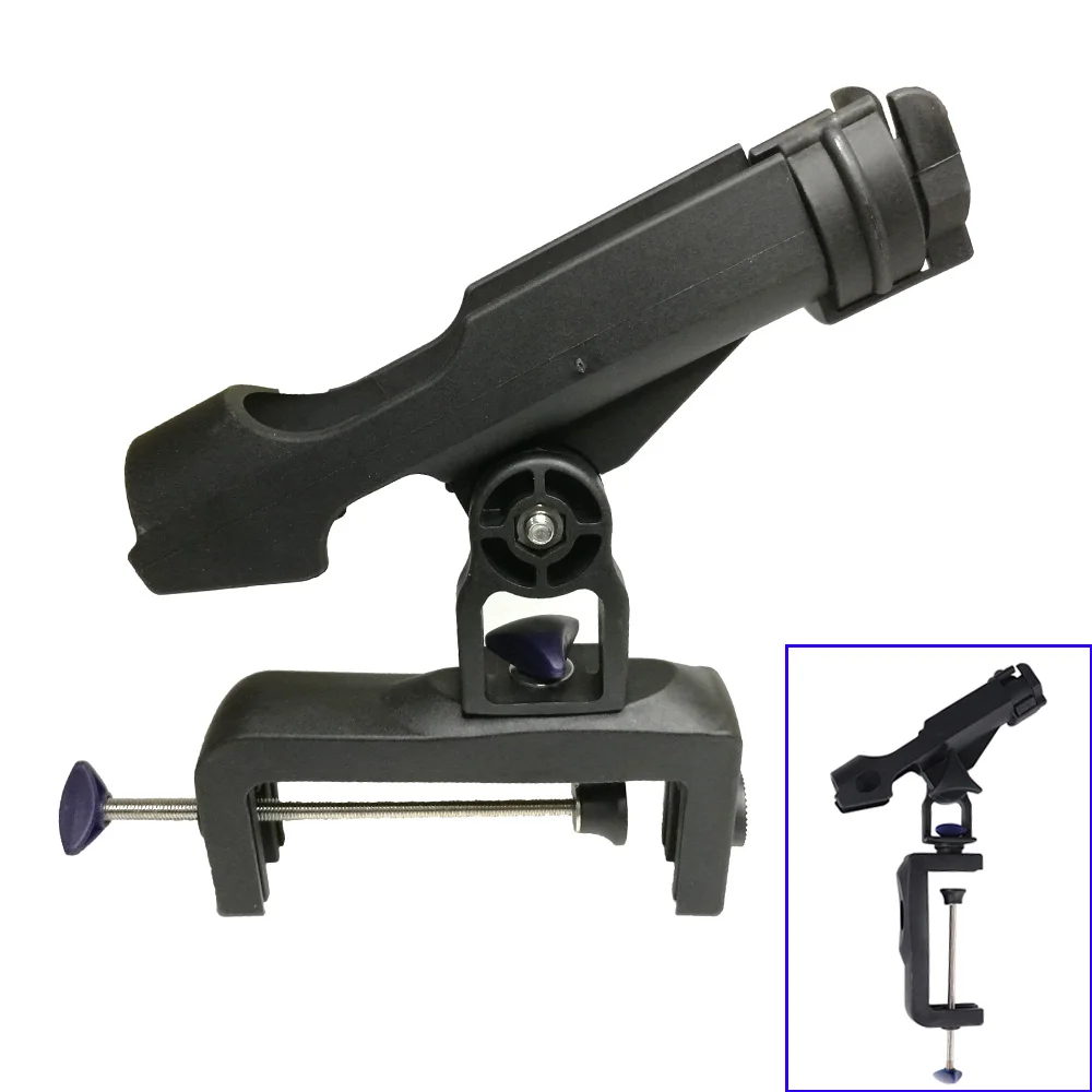Fishing Equipment Holder - Clamp on Removable Yacht Kayak Canoe