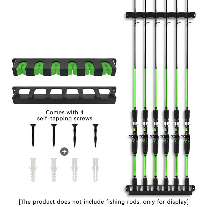 Fishing Equipment Holder - New Fishing Rod Holders 6-Rod Rack