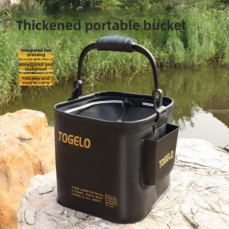 Fish bucket New folding fishin - огляд і ціна Fishing Equipment Usa