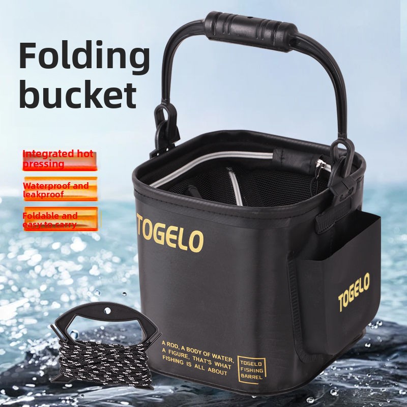 Fish bucket New folding fishin - огляд і ціна Fishing Equipment Usa