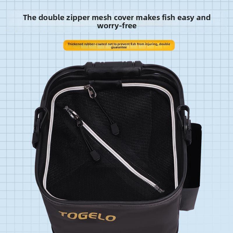 Fish bucket New folding fishin - огляд і ціна Fishing Equipment Usa