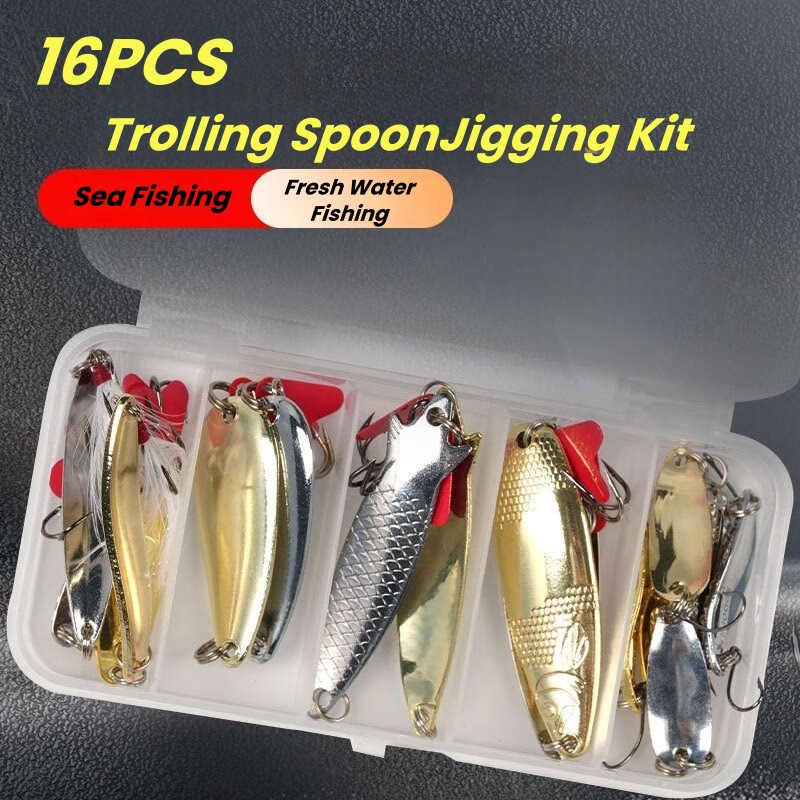 Fishing Lure Kit 16 Pcs Sets T - огляд і ціна Fishing Equipment Kit
