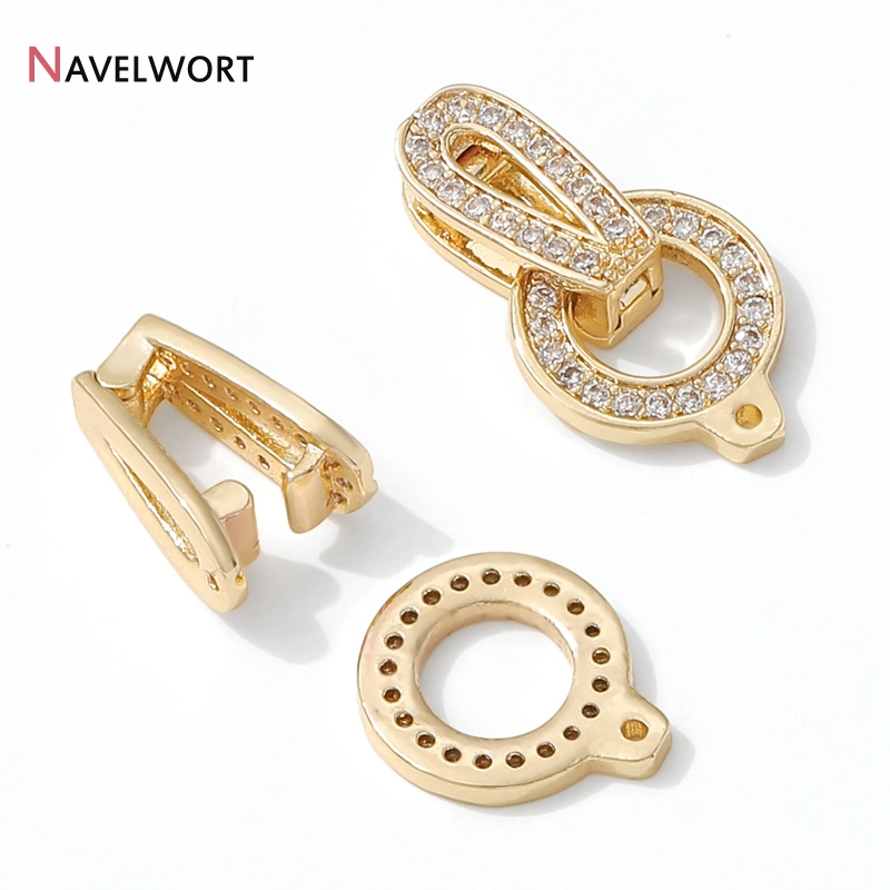 1/2/3Pcs 14K Gold Plated Round - огляд і ціна Circle Hook Set