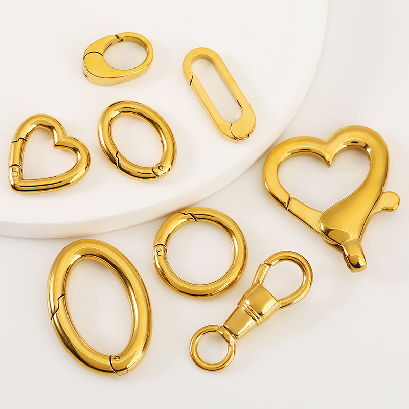 2pcs Stainless Steel Clasp Str - огляд і ціна Circle Hook Set